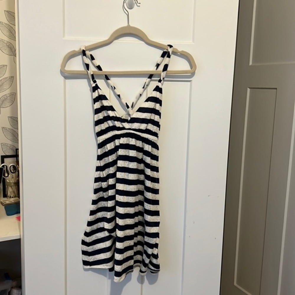 Medium Target Brand Xhilaration Striped Swimsuit Coverup
